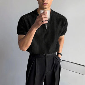 Half-Zip Knit Top