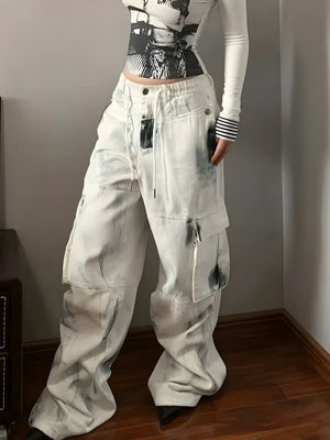Painted Cargo Pants