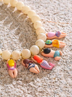 Swimsuit Figurines Necklace