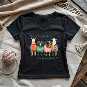 Wooly Excuse Lady V-neck