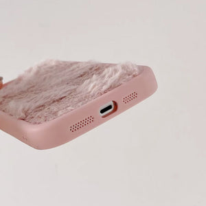 Fuzzy Checkered iPhone Case
