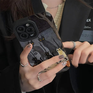 Ghost And Cat IPhone Case