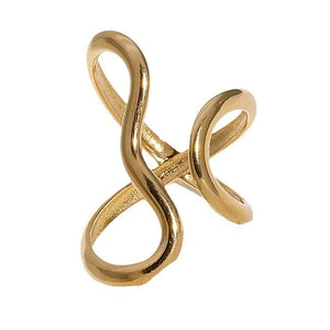 Infinity Twist Oversized Ring