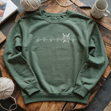 Knit heartbeat Sweatshirt