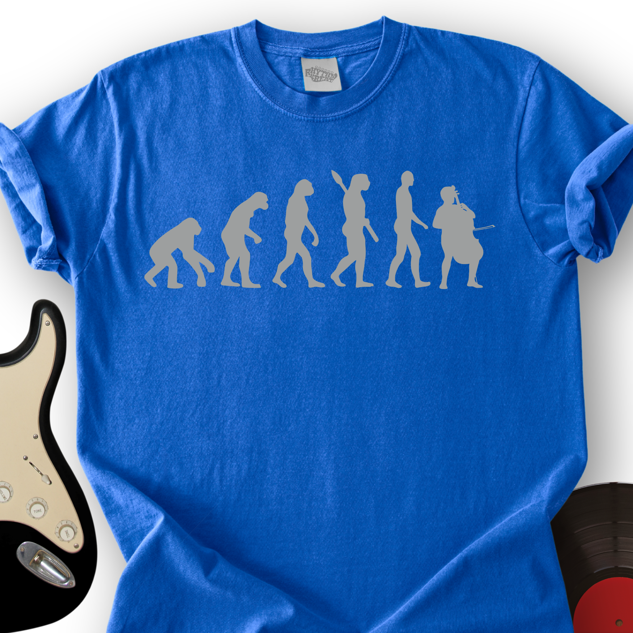 Evolution with Cello T-Shirt