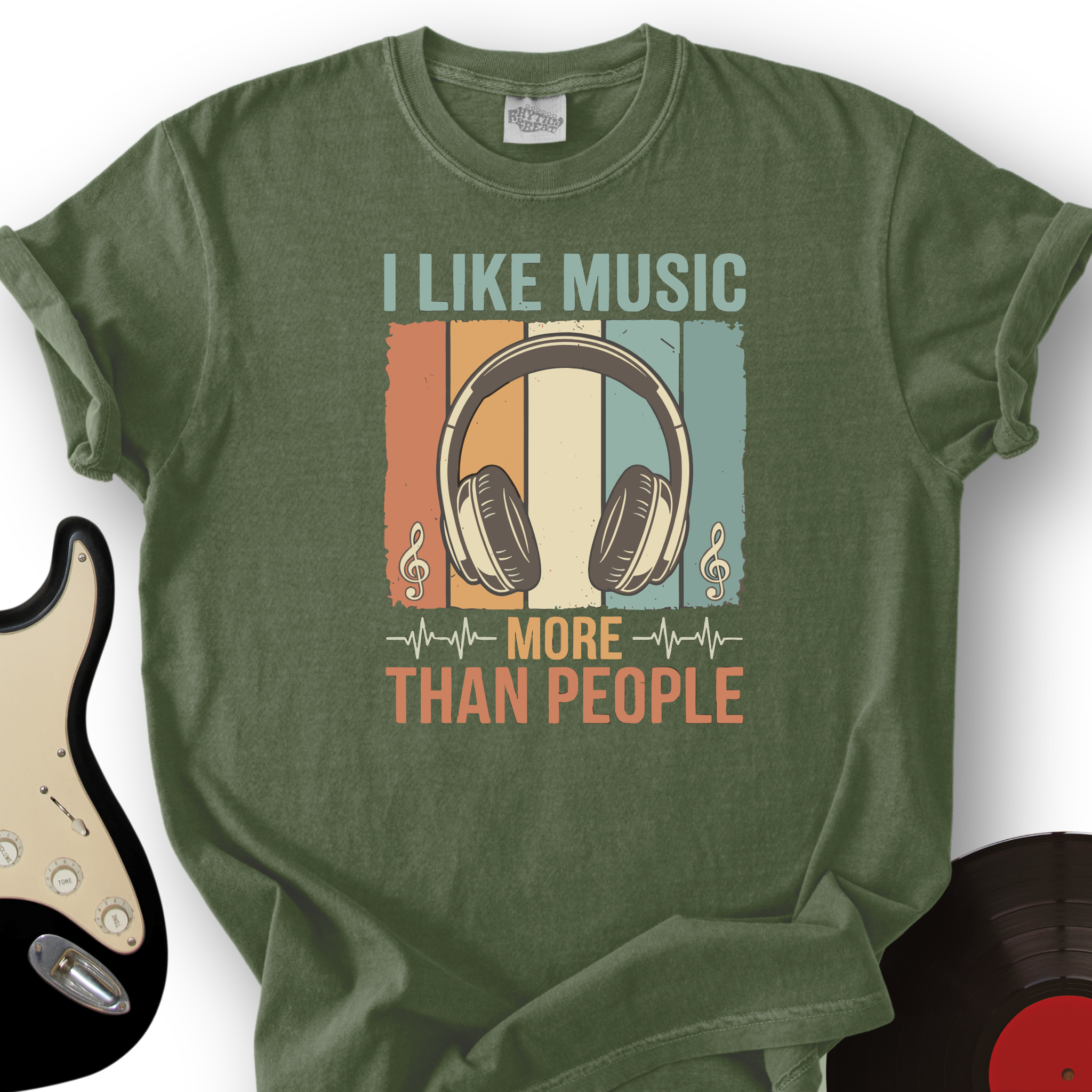 I Like Music More Than People T-Shirt