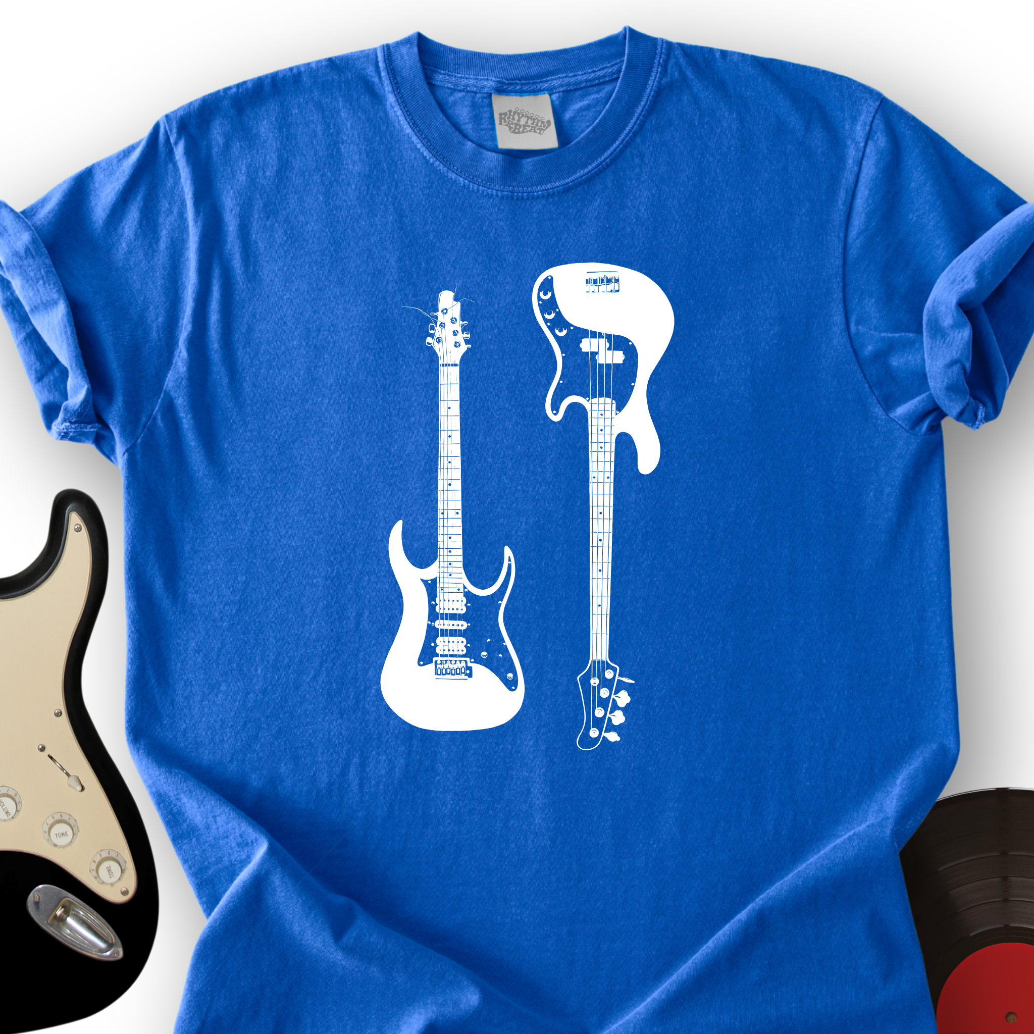 Electric and Bass Guitar T-Shirt