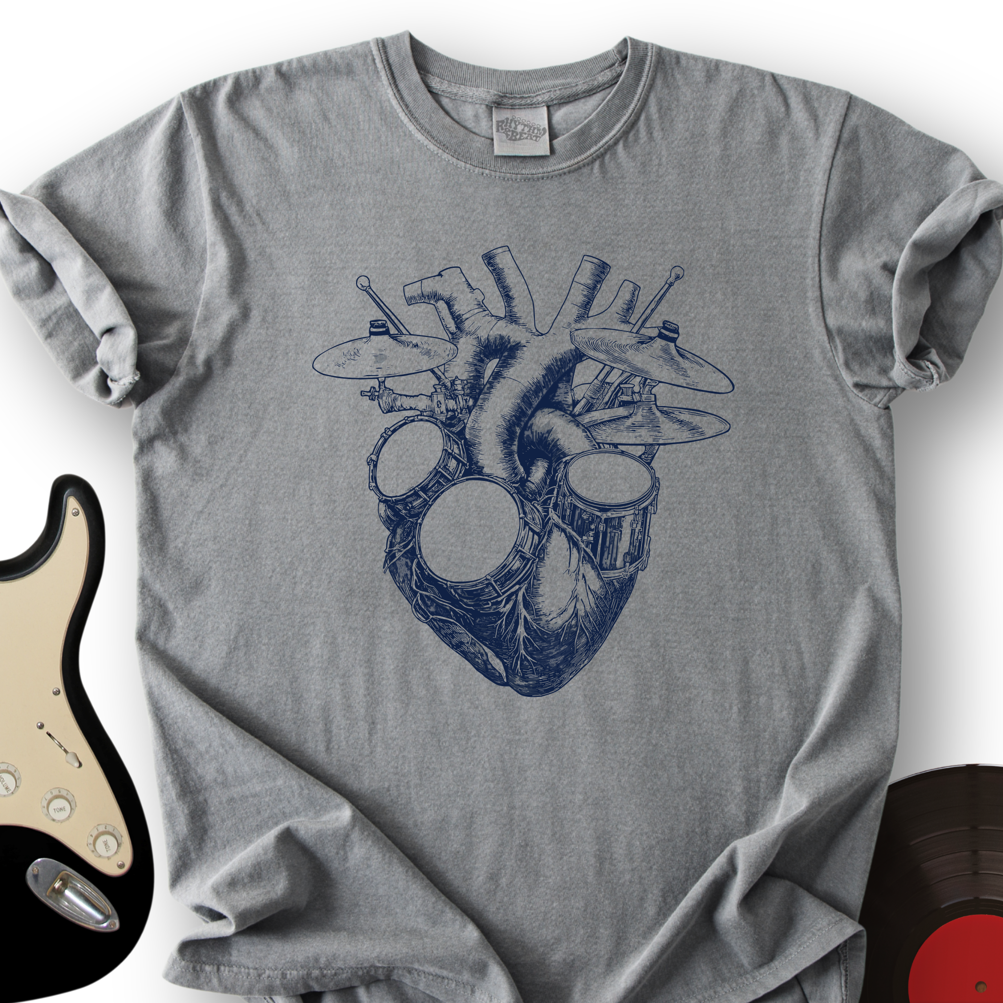 Drums Heart T-Shirt