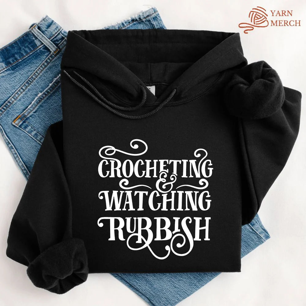 Crochet And Christmas Movie Hoodie