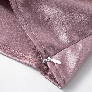 Cut Out Ruffled Halter Neck Top