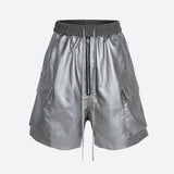 Cyberpunk Faux Leather Shorts