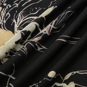 Fairycore Dark Fairy Midi Skirt