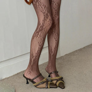 Floral Lace Sheer Tights