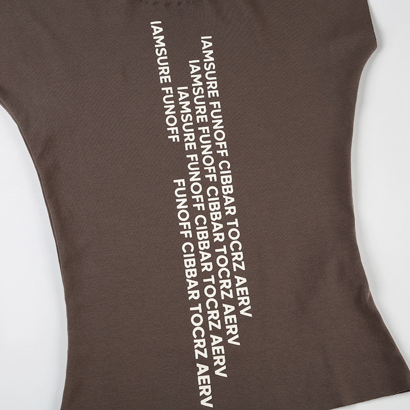 Graphic Printed Slim Fit Top