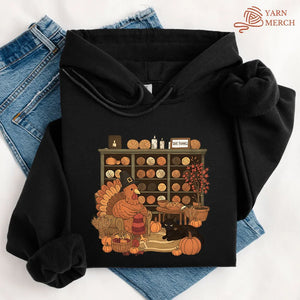 Knitting Turkey Hoodie