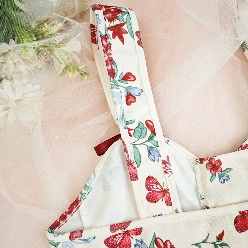 Lace-Up Corset Crop Top