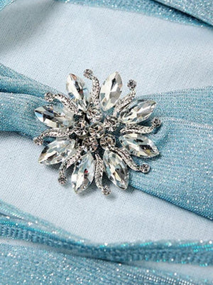 Mermaidcore Glitter Mini Dress