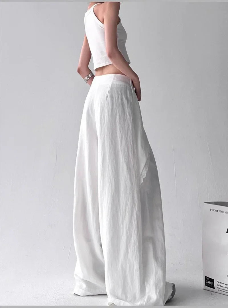 Overlay Wide Leg Pants