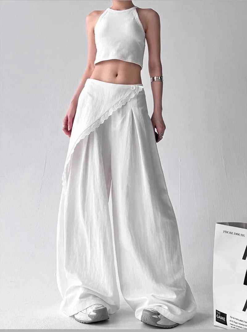 Overlay Wide Leg Pants