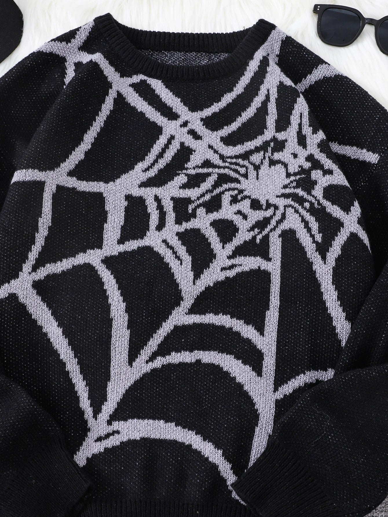 Spiderweb Pullover Sweater