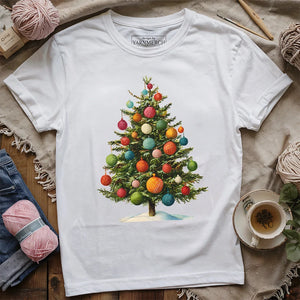 Yarn Christmas Tree T-shirt