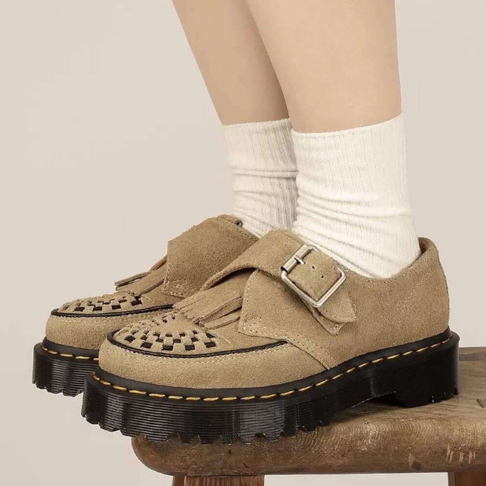 Self Made Fringe Suede Loafers