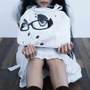 Anime Girl Print Y2K Handbag