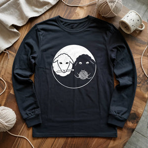 Black & White Sheeps Long Sleeve T-shirt