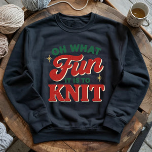 Fun It Is To Knit Sweatshirt