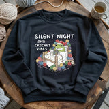 Silent Night and Crochet Vibes Sweatshirt