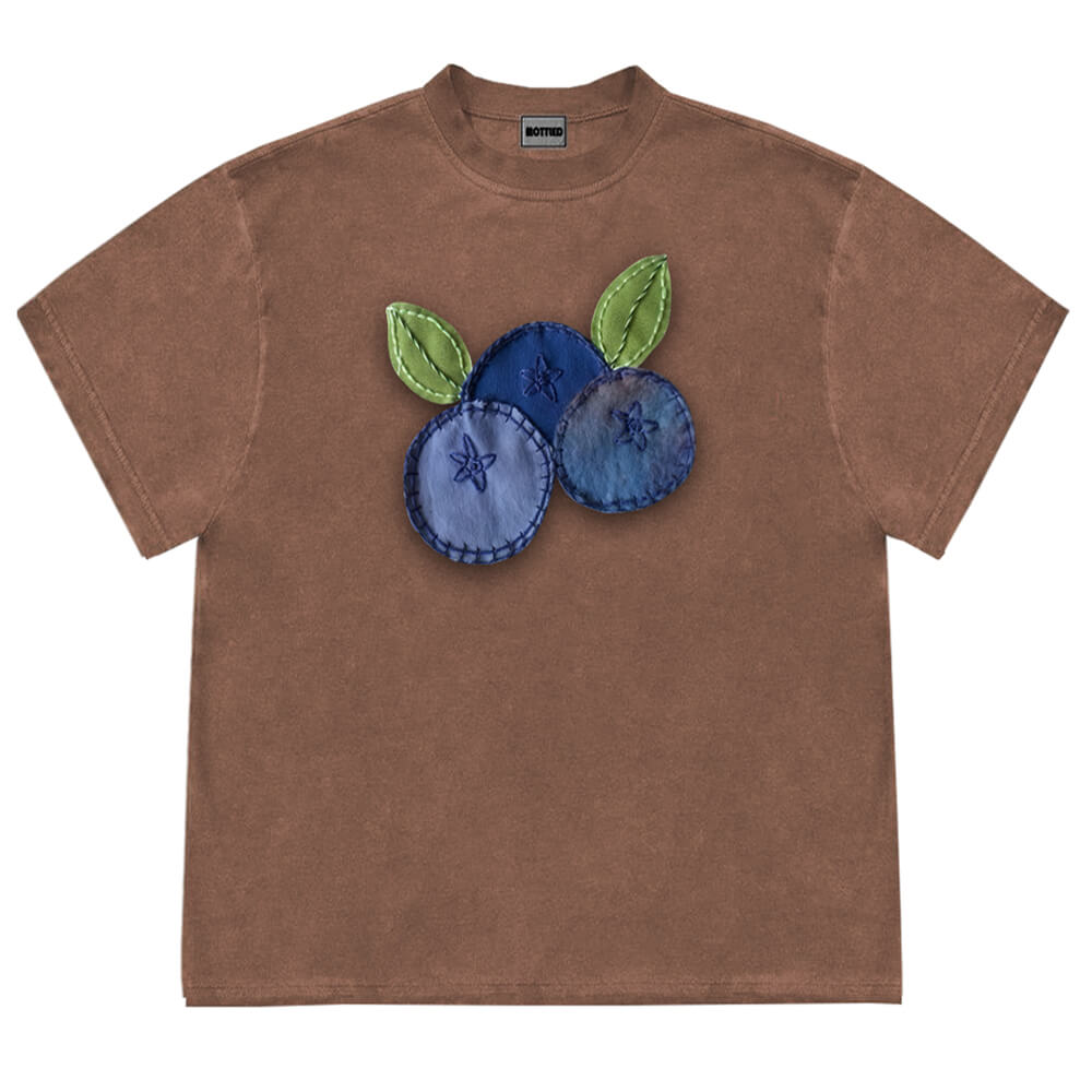 Blueberry Patchwork Tee