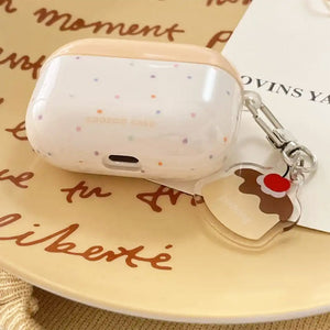 Cute Cherry Cake Airpods Case