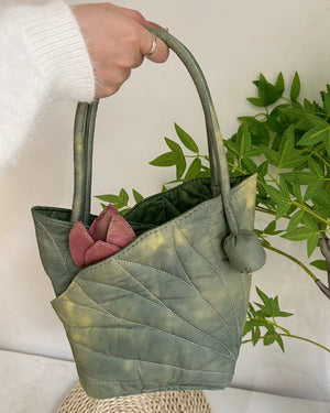 Fairycore Aesthetic Lotus Leaf Bag