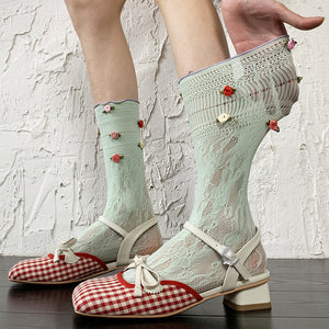 Secret Garden Lace Socks