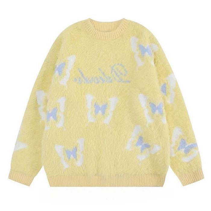 Fluffy Butterfly Sweater