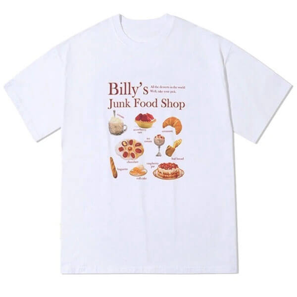 Junk Food Shop Aesthetic T-Shirt