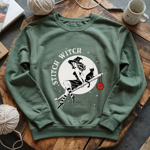 Crochet Stitch Witch Sweatshirt