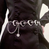 Moon and Star Heart Belt