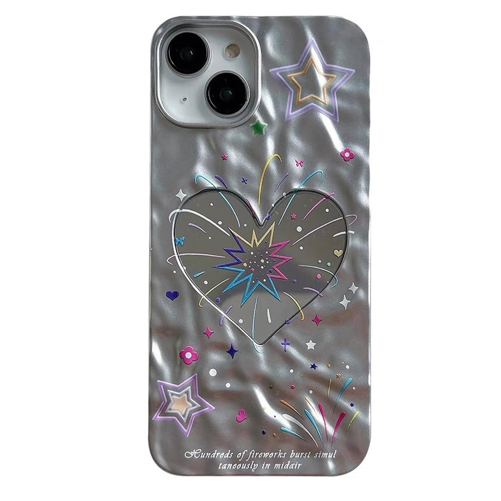 Heart Fireworks iPhone Case