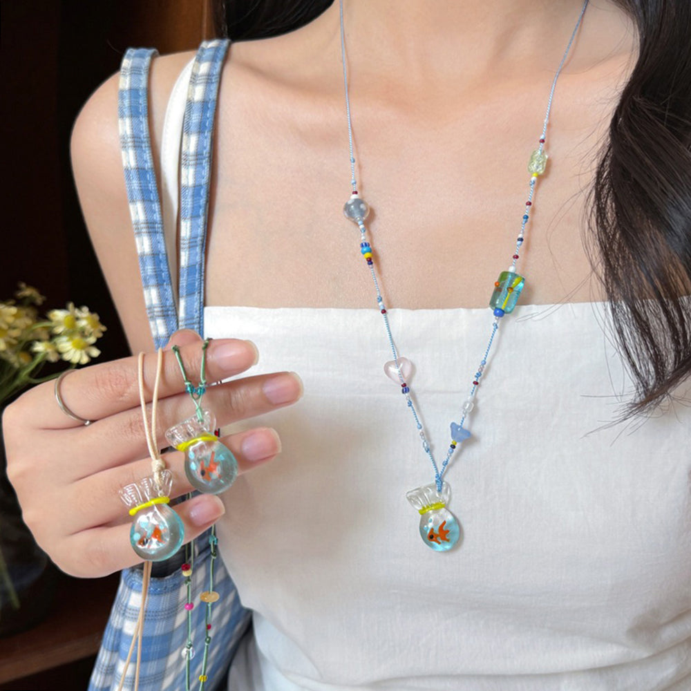 Koi Fish Pendant Necklace