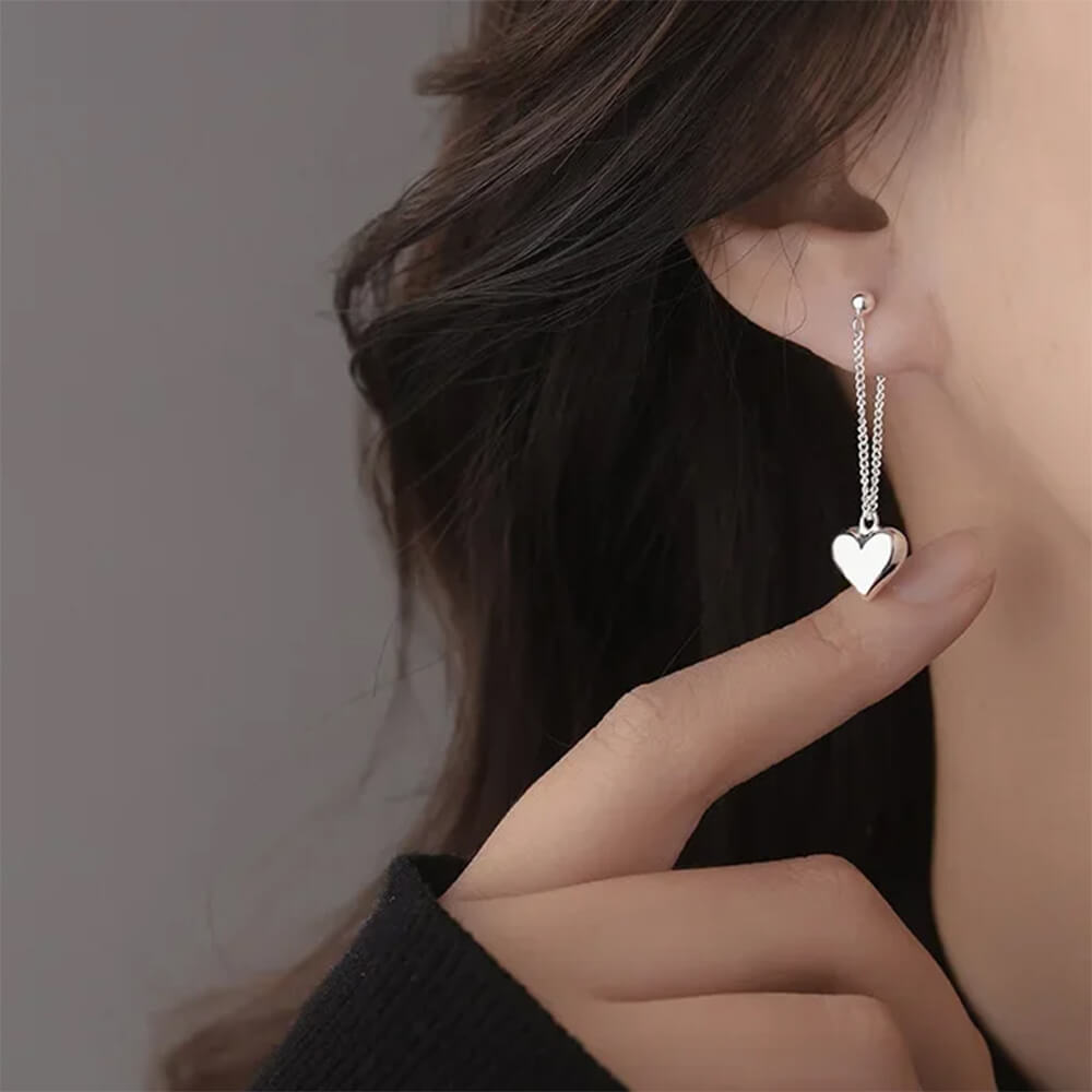 Korean Style Heart Earrings