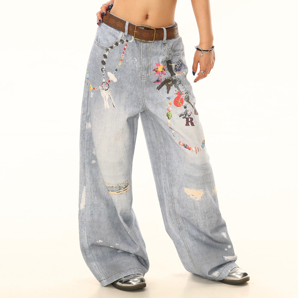 Lucky Trinket Wide-Leg Jeans