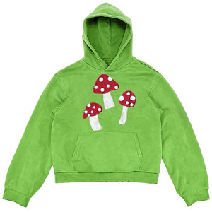 Mushroom Print Hoodie