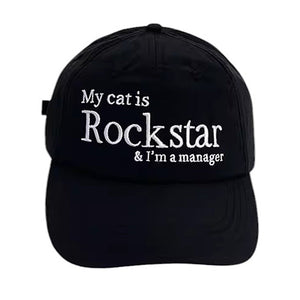 My Cat is Rockstar Cap