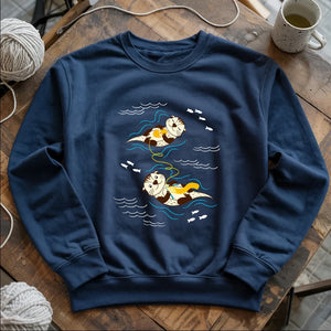 Otterly Knitting Away Sweatshirt
