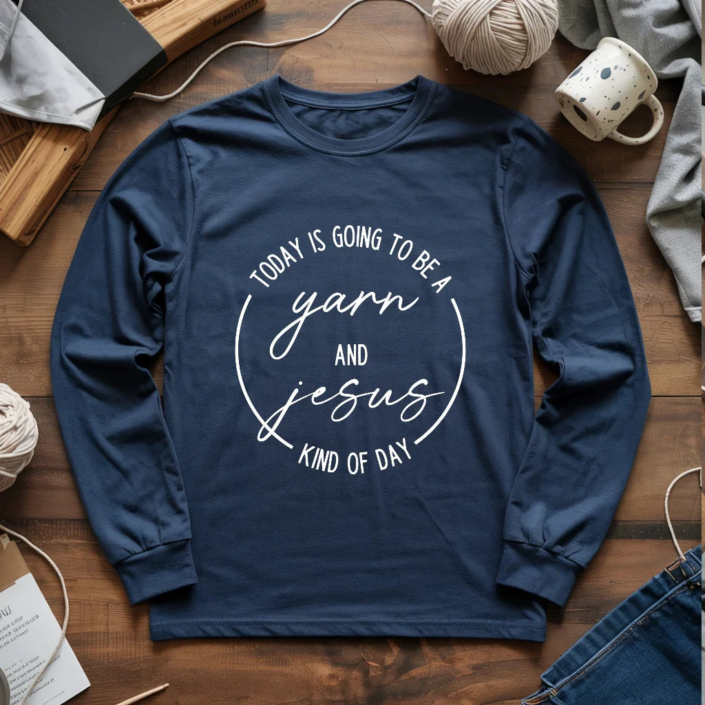 Yarn & Jesus Long Sleeve T-shirt