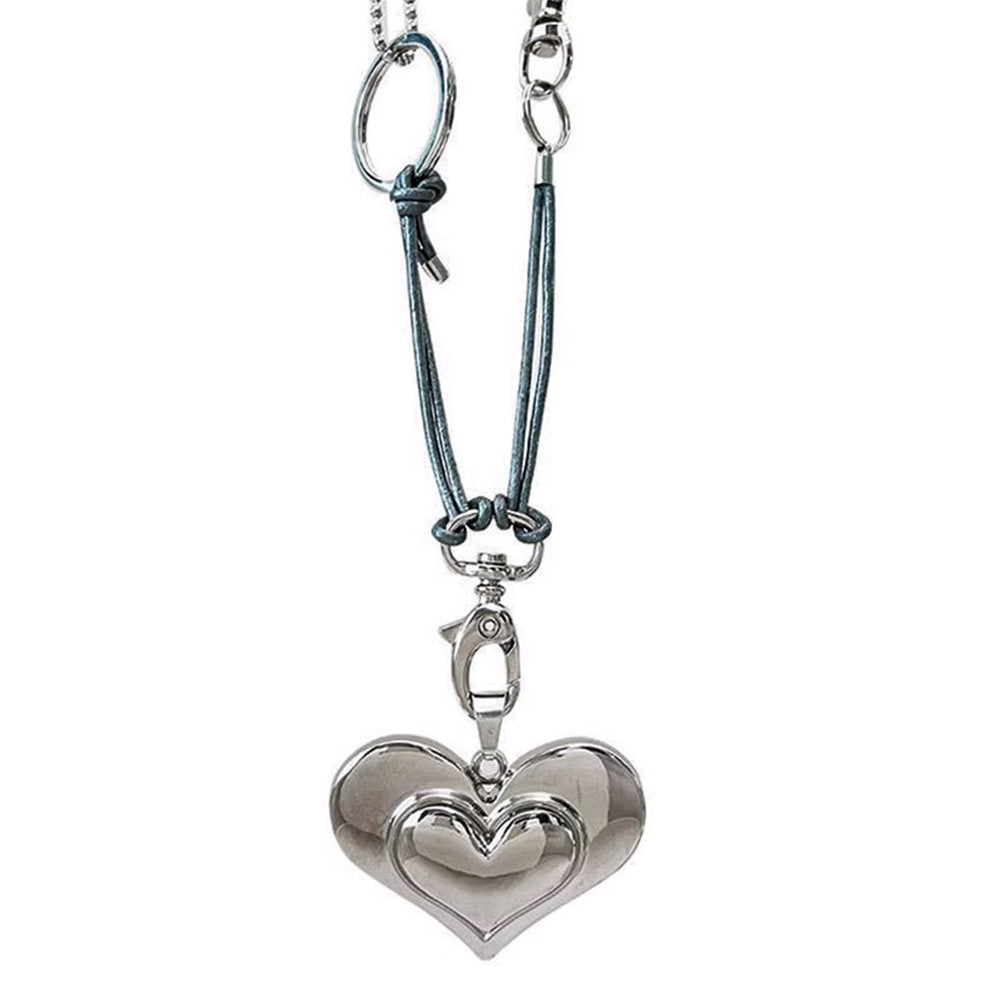 Oversized Heart Pendant Necklace