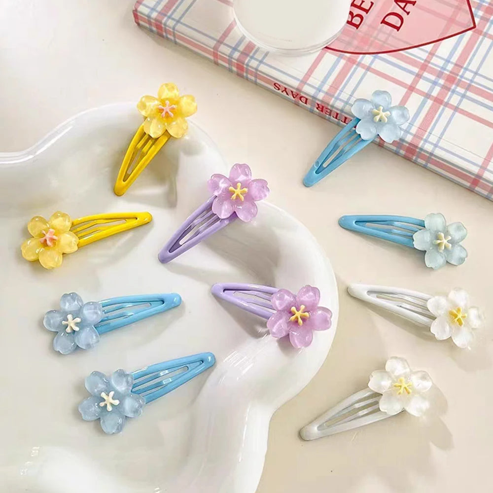 Pastel Flower Hair Clip