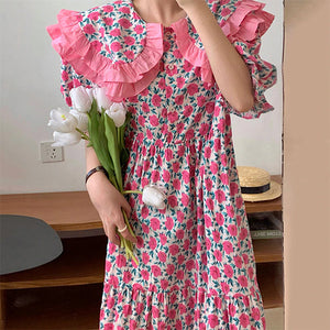 Secret Garden Collar Floral Dress