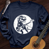 Dinos Playing Guitar Crewneck